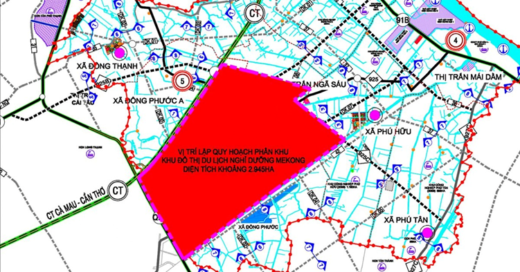 Duyệt quy hoạch phân khu siêu đô thị lớn nhất Đồng bằng Sông Cửu Long dân số 300.000 người- Ảnh 1.