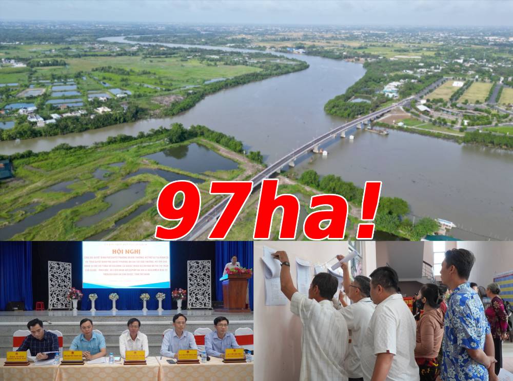 Hàng trăm hộ dân sắp nhận tiền đền bù từ dự án khu đô thị hơn 97ha sát vách TP.HCM