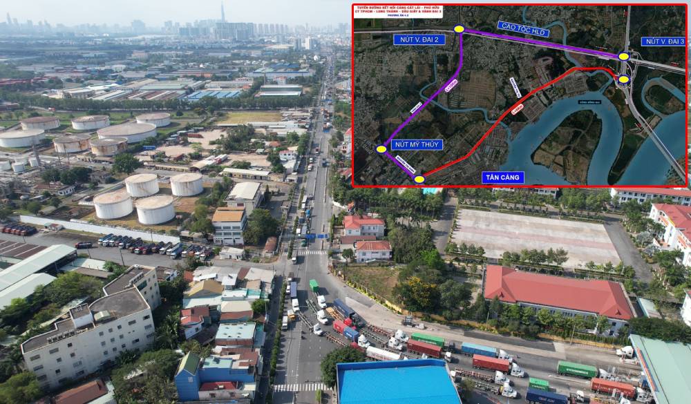 Thu hồi hơn 61ha đất tại TP.HCM để mở đường mới rộng 60m, nối cảng Cát Lái đến Vành đai 3