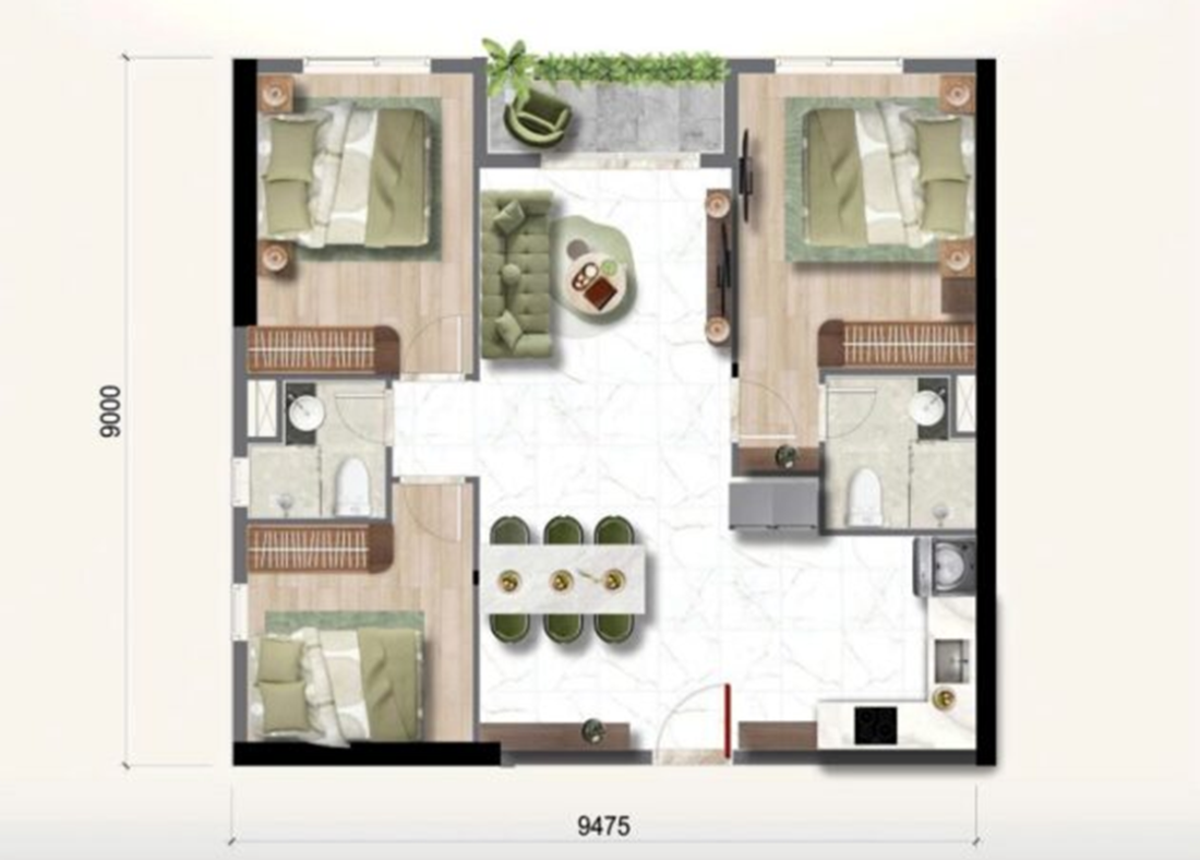 Bcons Center City: Khu phức hợp căn hộ - thương mại tại TP.HCM- Ảnh 6.