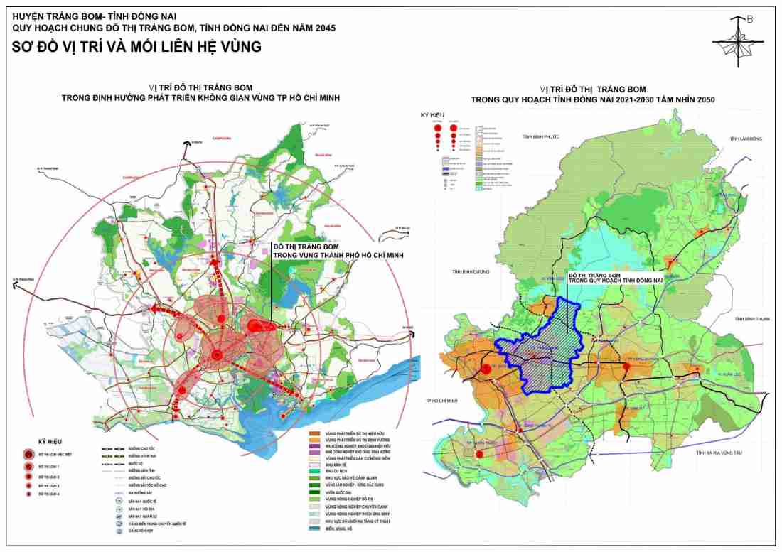 Chi tiết bản đồ quy hoạch đô thị 550.000 dân giáp ranh TP.HCM