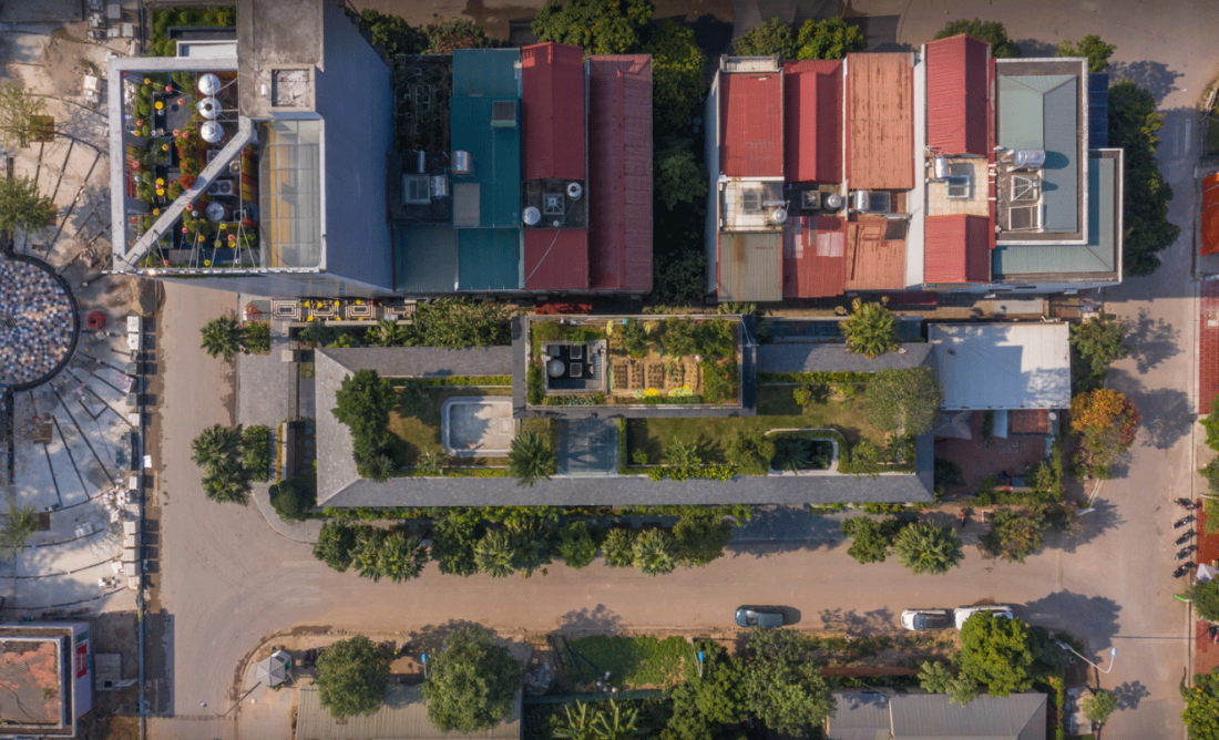 Biệt thự góc Bắc Giang kiến tạo ngôi làng thẳng đứng đa lớp cho gia đình đa thế hệ- Ảnh 3.