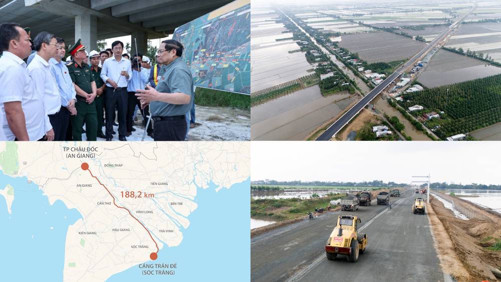 Cao tốc trục ngang Đồng bằng sông Cửu Long thông xe: Người dân miền Tây sắp không còn phải đi vòng