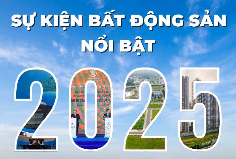 Những sự kiện bất động sản nổi bật năm 2025