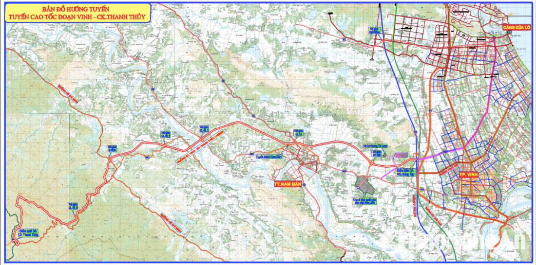 Cao tốc Vinh - Thanh Thuỷ gần 24.000 tỷ đồng sắp khởi công