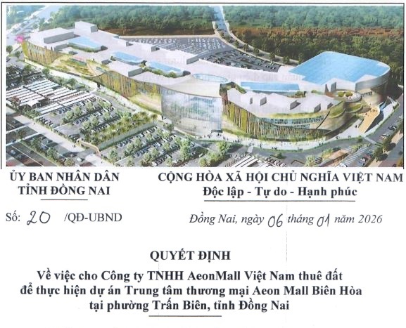 THÔNG TIN MỚI tại dự án trung tâm thương mại 10ha LỚN NHẤT Đồng Nai