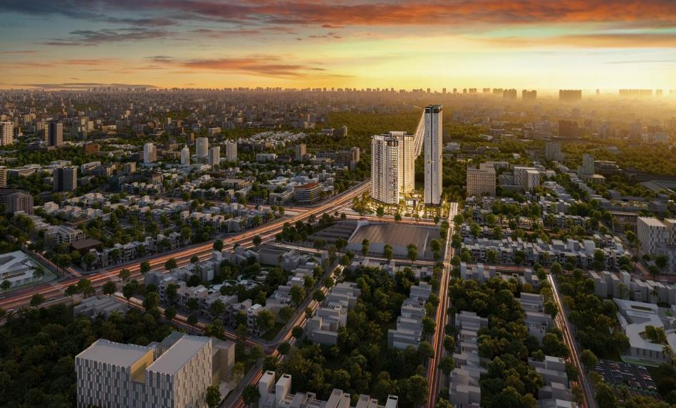 Ba mặt tiền trục thương mại: Lợi thế định giá của Green Skyline