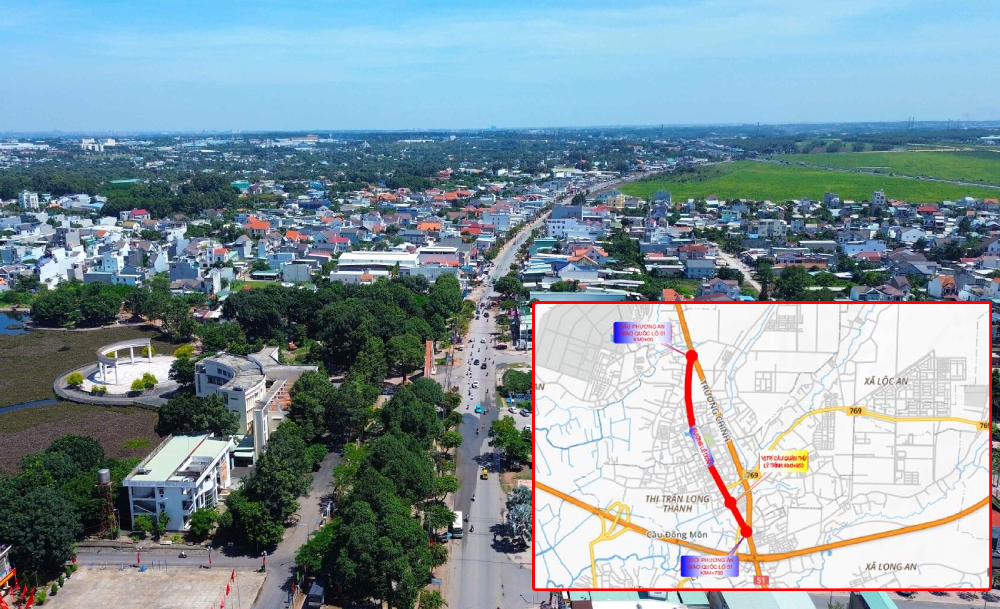 Đồng Nai đầu tư lớn mở rộng trục đường dài gần 5km kết nối đô thị sân bay Long Thành