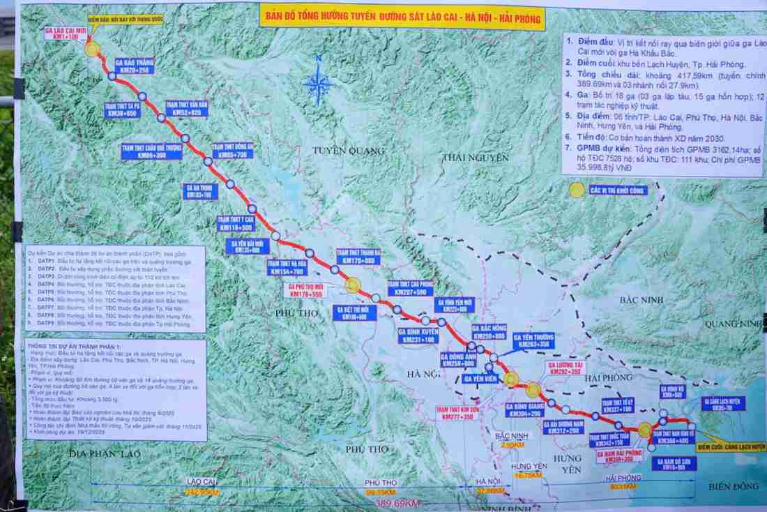 Diễn biến mới tại dự án đường sắt 8.200 tỷ đồng xuyên Lào Cai