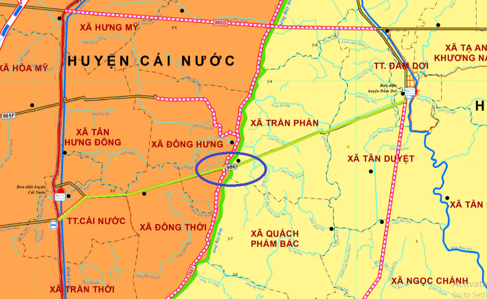 Cà Mau chi gần 1.000 tỷ đồng làm ĐƯỜNG NỐI Đầm Dơi – Cái Nước