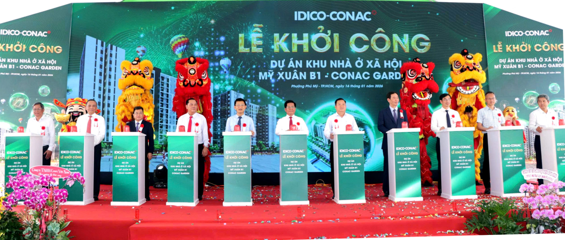 TP.HCM khởi công thêm dự án nhà ở xã hội 850 tỷ đồng tại Phú Mỹ