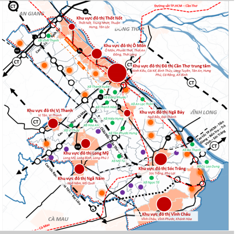 Quy hoạch Cần Thơ 2030: 31 phường và 36 xã thành đô thị loại II,III