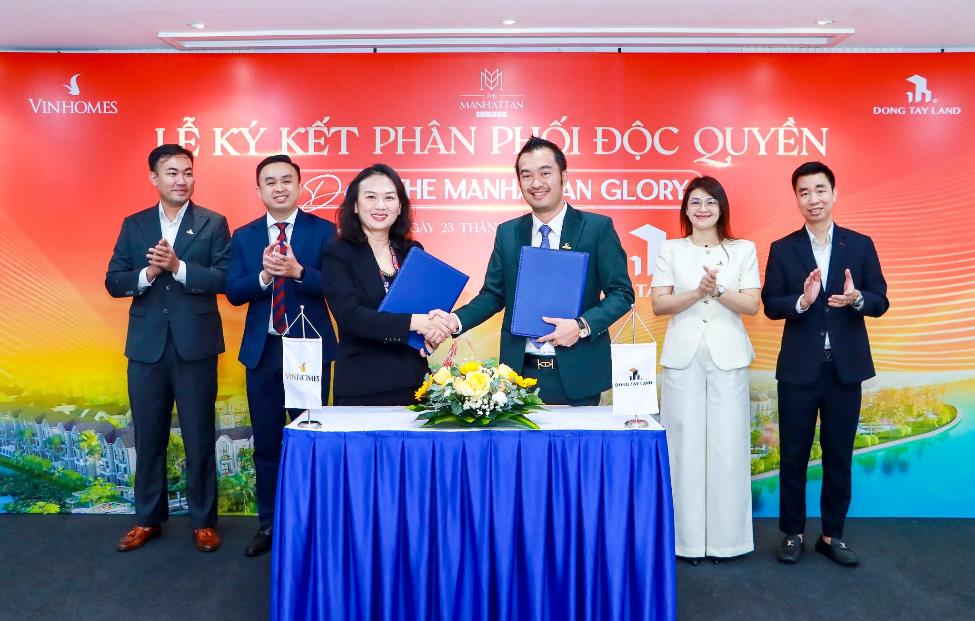 Đông Tây Land được Vinhomes lựa chọn phân phối độc quyền The Manhattan Glory