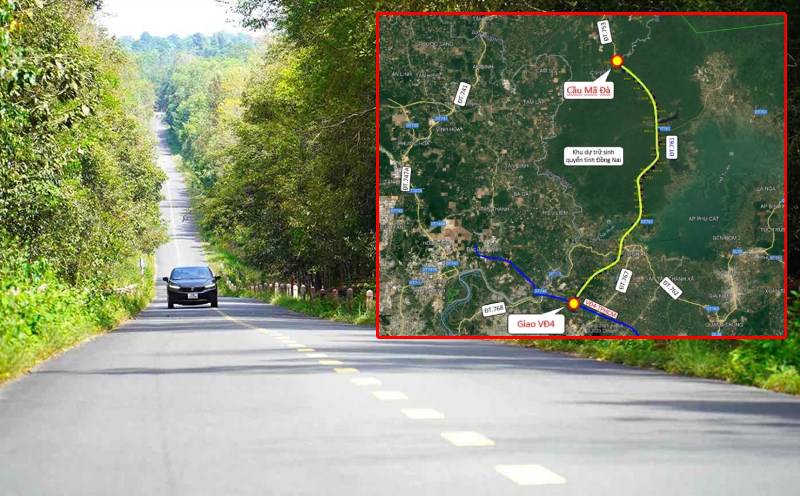 Sắp làm tuyến đường 44km kết nối các tỉnh Tây Nguyên đến sân bay và cảng Cái Mép - Thị Vải