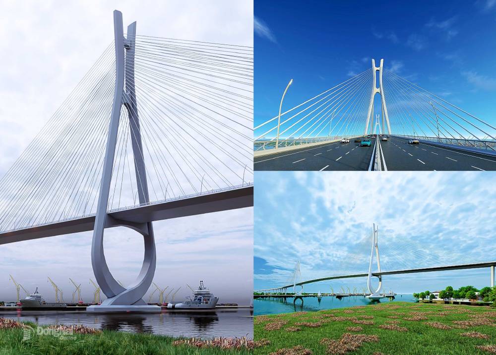 Cầu Cát Lái lộ diện THIẾT KẾ