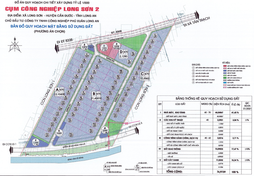 Cụm công nghiệp Long Sơn 2 Tây Ninh