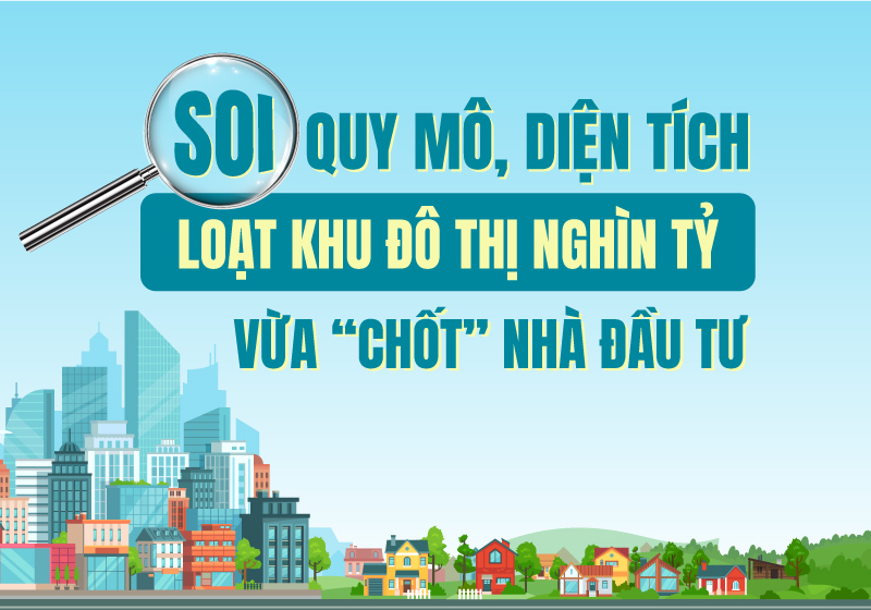 “Soi” quy mô, diện tích loạt khu đô thị nghìn tỷ vừa chốt nhà đầu tư