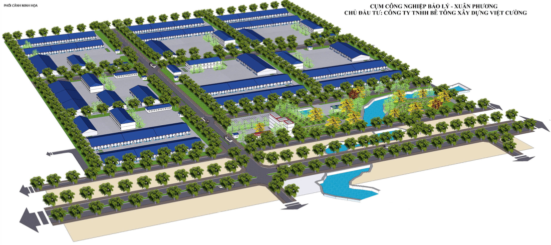 Cụm công nghiệp Bảo Lý - Xuân Phương Thái Nguyên
