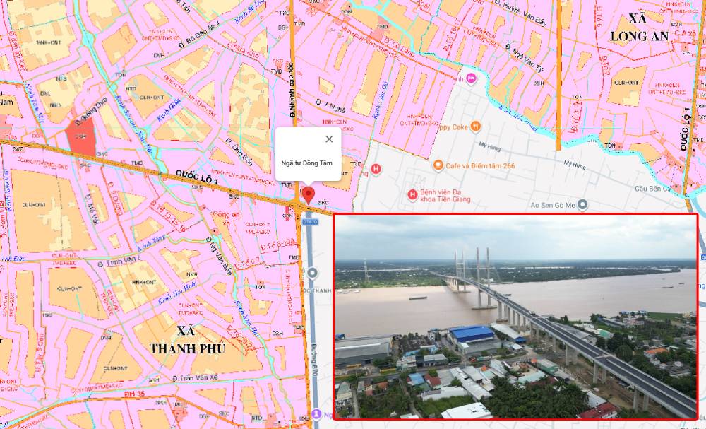 Đồng Tháp chuẩn bị mặt bằng làm cầu vượt ngay cửa ngõ Rạch Miễu 2