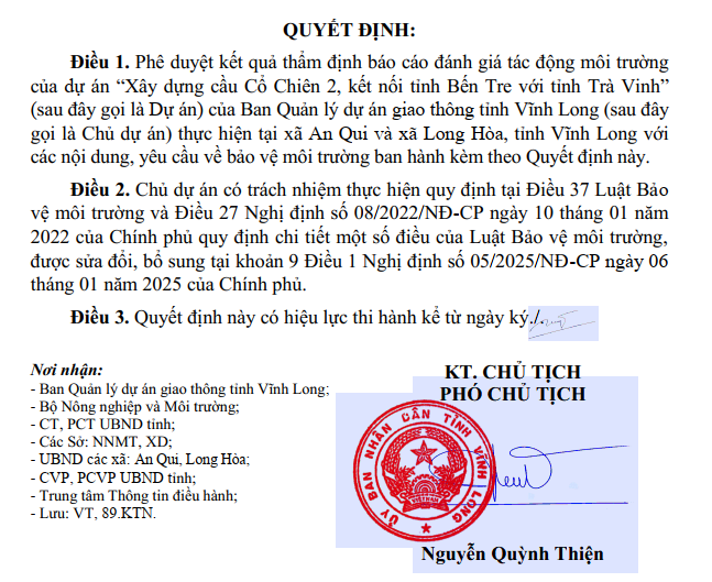 Miền Tây sắp có thêm cầu dài 5km nối Bến Tre và Trà Vinh- Ảnh 1.