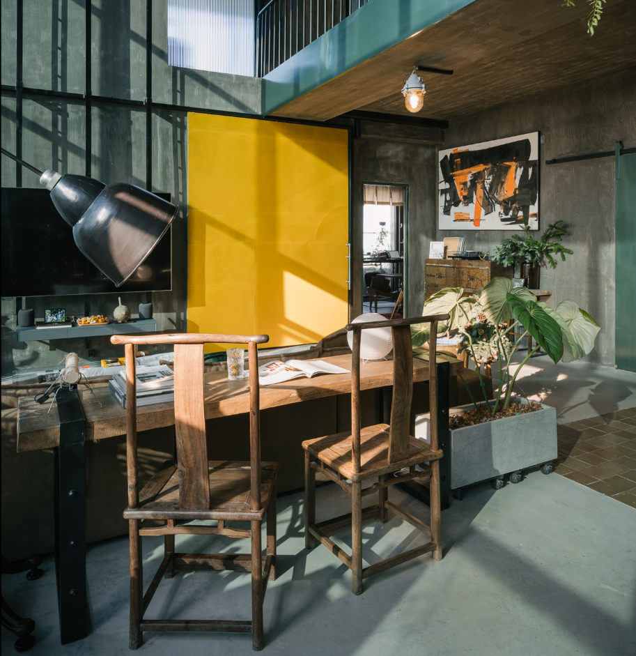 Cải tạo căn hộ thông tầng Hà Nội: Giải pháp Industrial thuần hóa sức nóng hướng Tây- Ảnh 6.