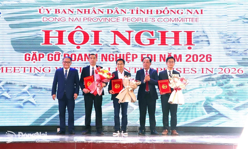 Đồng Nai trao giấy chứng nhận đầu tư cho 3 dự án FDI gần 550 triệu USD