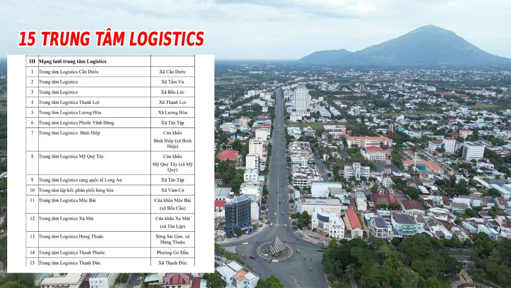 15 trung tâm logistics được quy hoạch tại Tây Ninh đến 2035: Được bố trí ở đâu?