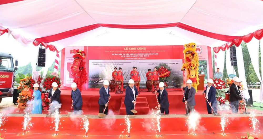 Tuyên Quang khởi công cụm công nghiệp hơn 530 tỷ đồng, giải quyết việc làm cho khoảng 3.000 lao động