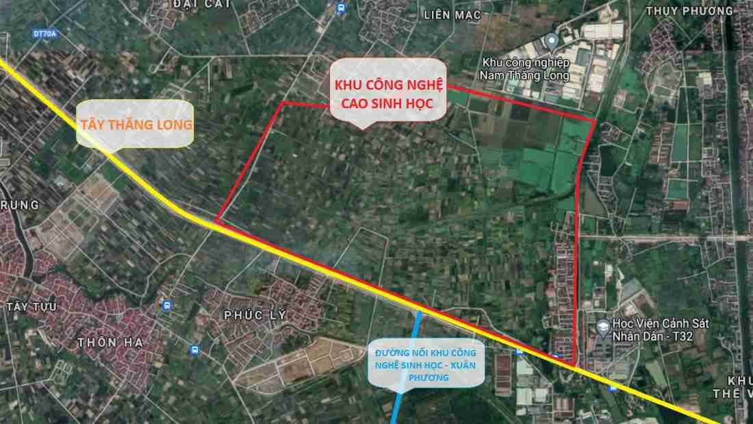 Hà Nội cho doanh nghiệp thuê hơn 10 ha đất làm dự án sinh học