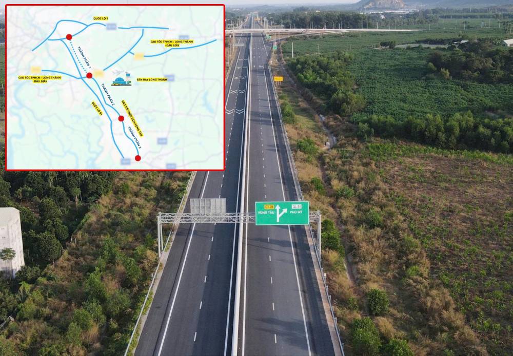 Phương án tổ chức giao thông khi mở hơn 18km cao tốc mới đi Vũng Tàu trước Tết 2026
