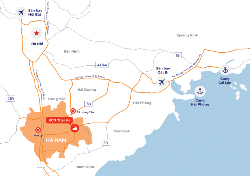 Khu công nghiệp Thái Hà Ninh Bình- Ảnh 1. Khu công nghiệp Thái Hà Ninh Bình- Ảnh 1.