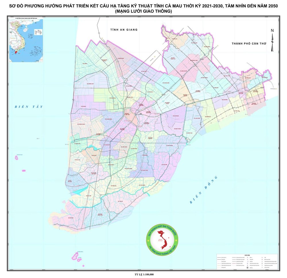 Toàn cảnh quy hoạch giao thông Cà Mau đến 2030: Nghiên cứu kéo dài đường sắt xuống Phan Ngọc Hiển