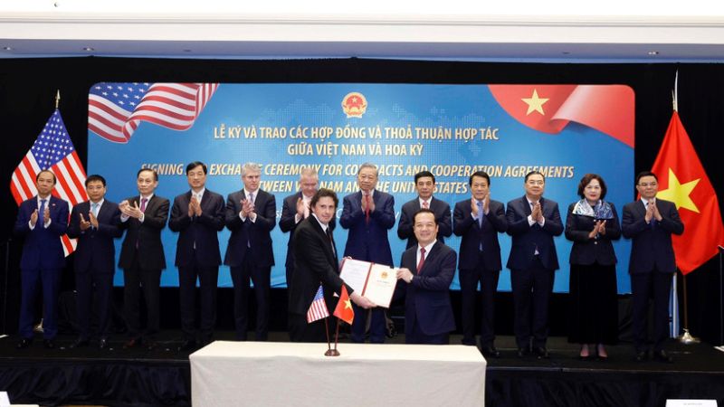 Tổng Bí thư Tô Lâm chứng kiến lễ ký các hợp đồng, thỏa thuận hợp tác của Việt Nam và Hoa Kỳ