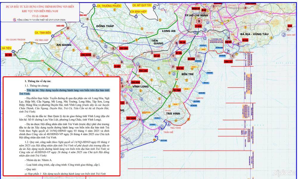 Tin vui lớn cho người dân Vĩnh Long: Sắp làm tuyến đường ven biển 60km qua Trà Vinh cũ