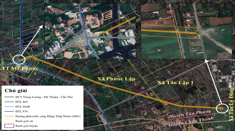 Thêm tuyến đường độc đạo đi xuyên vùng ĐỒNG THÁP MƯỜI