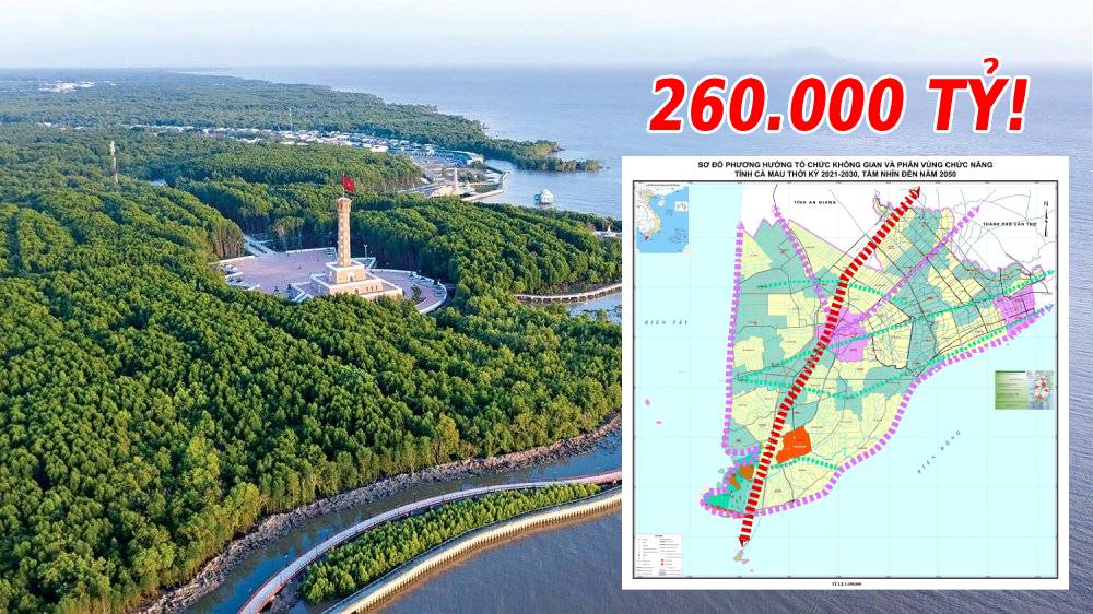 Một dự án quy mô 260.000 tỷ đồng đang được đề xuất tại Cà Mau, có thể tạo việc làm cho 100.000 lao động
