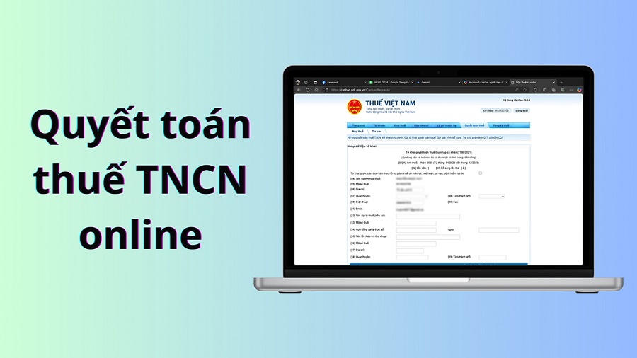 Hướng dẫn hoàn thuế TNCN tự động với cá nhân trực tiếp quyết toán thuế