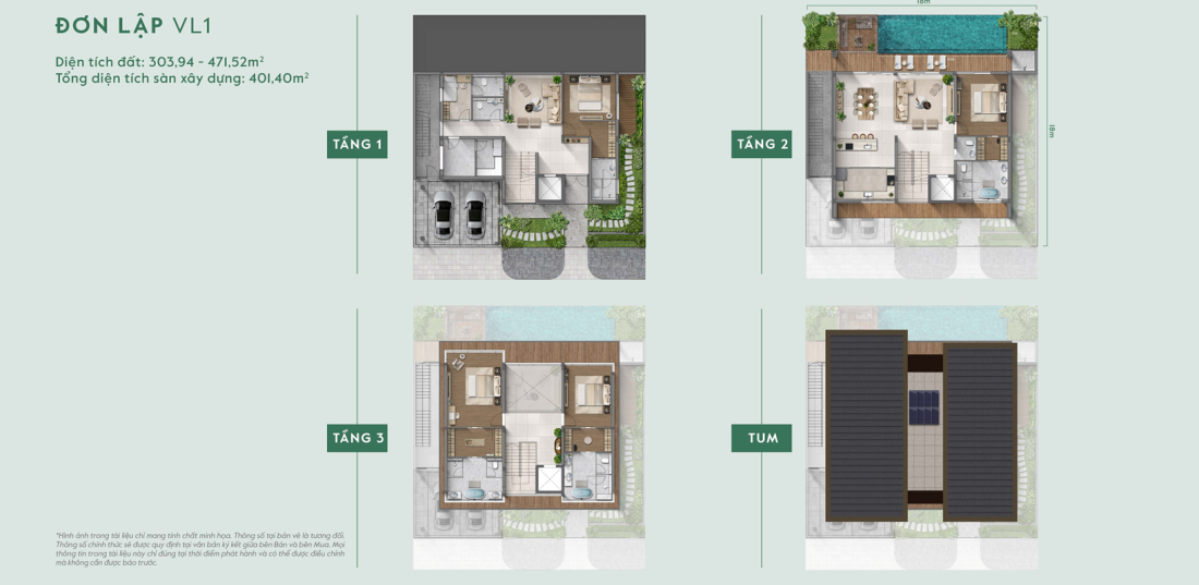Lakeside Residences: Phân khu biệt thự tại Thanh Xuan Valley Phú Thọ
