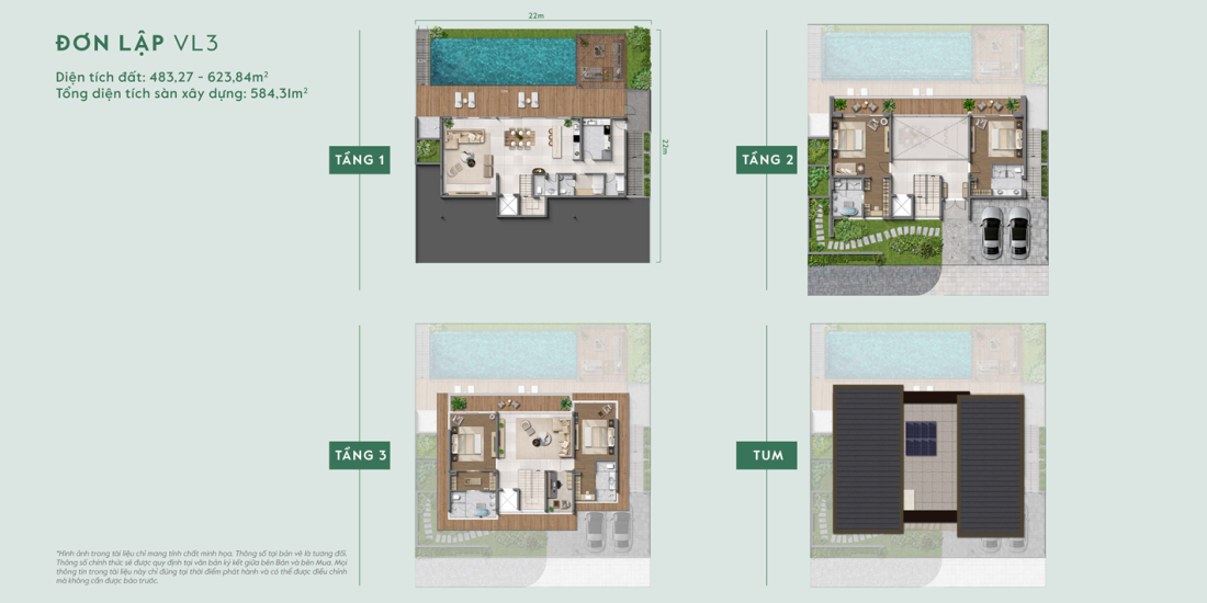 Lakeside Residences: Phân khu biệt thự tại Thanh Xuan Valley Phú Thọ
