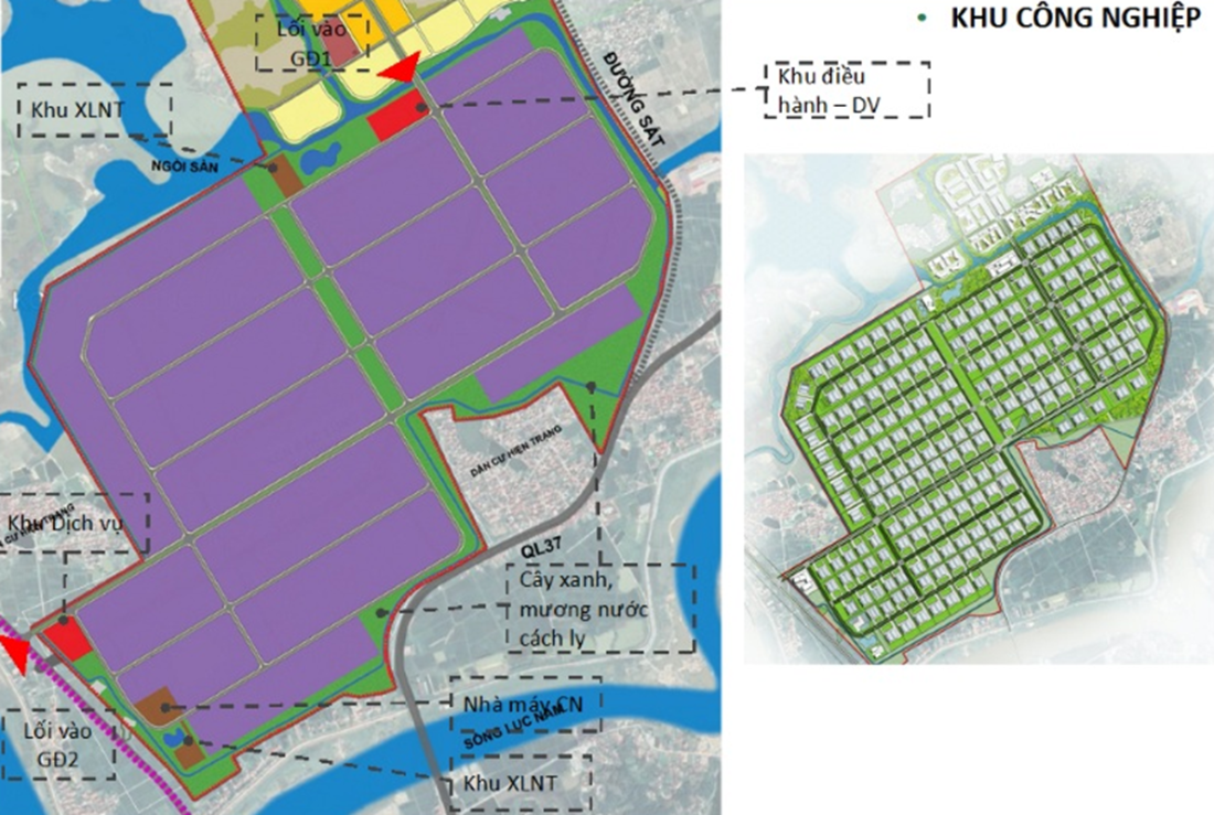 Khu công nghiệp Yên Sơn – Bắc Lũng giai đoạn 1 Bắc Ninh - Ảnh 2.