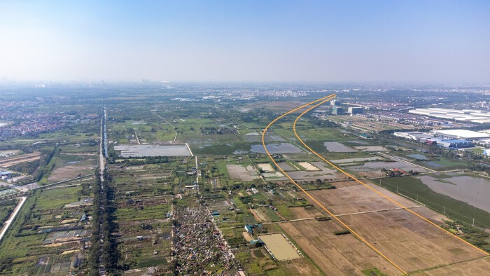 Tuyến đường kết nối sân bay Gia Bình - Hà Nội lộ “nút thắt” cuối- Ảnh 1.