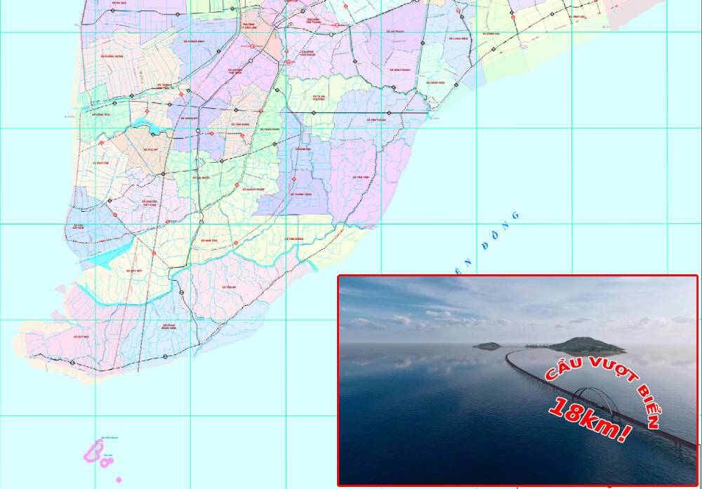 Thông tin mới nhất về tiến độ CẦU VƯỢT BIỂN 18km dài nhất Việt Nam