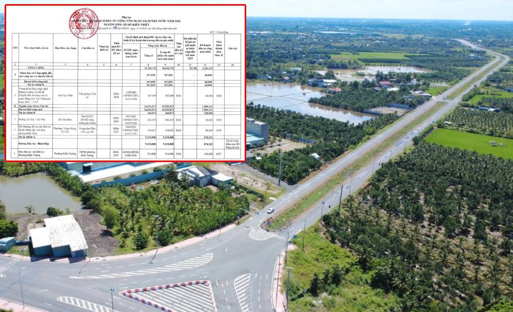 Tây Ninh tăng tốc hạ tầng: Rót vốn lớn cho đường Tân An - Bình Hiệp và Vành đai 4 TP.HCM