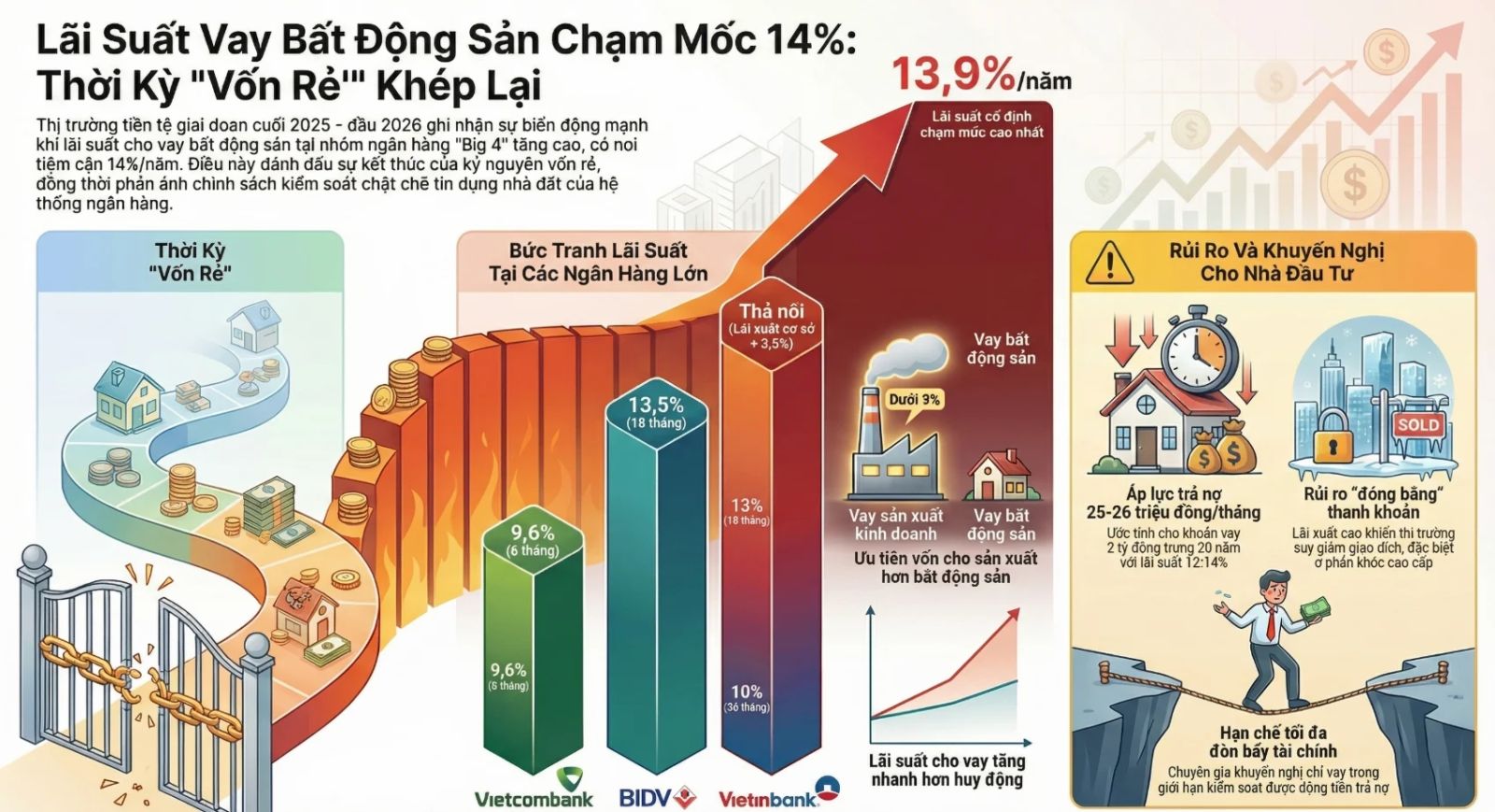 CẢNH BÁO NẶNG: Áp lực trả nợ vay mua nhà sẽ "đỉnh điểm" từ năm 2027!