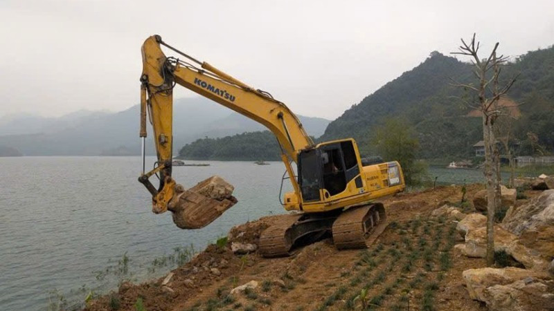 Khắc phục sai phạm lấn hồ du lịch cấp quốc gia tại Đà Bắc