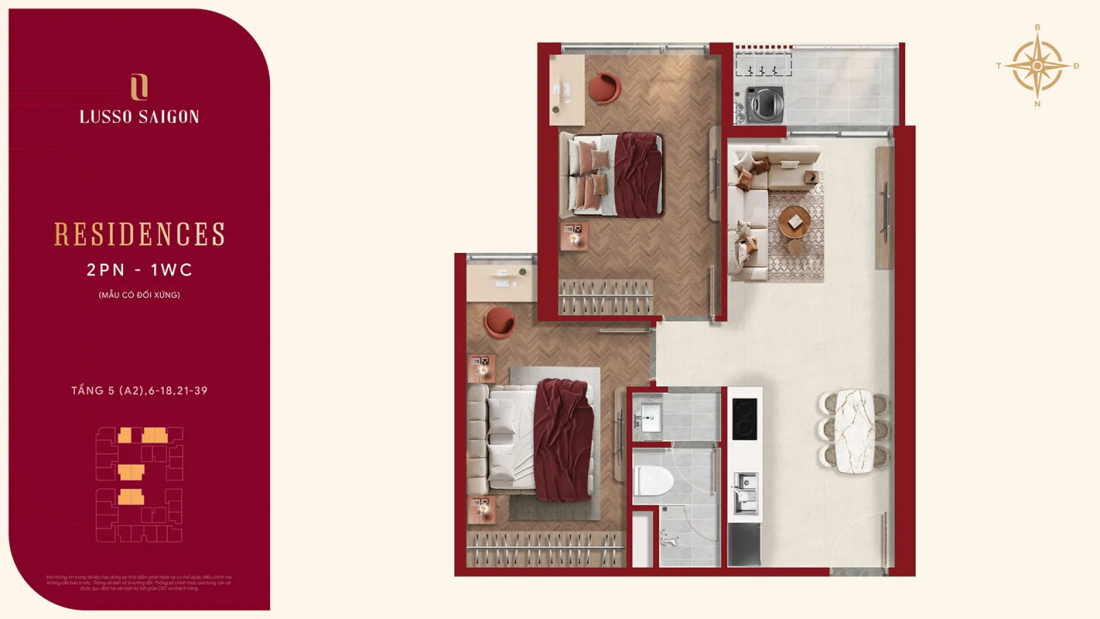 Lusso Saigon: Phân khu căn hộ thuộc La Pura TP.HCM- Ảnh 6.