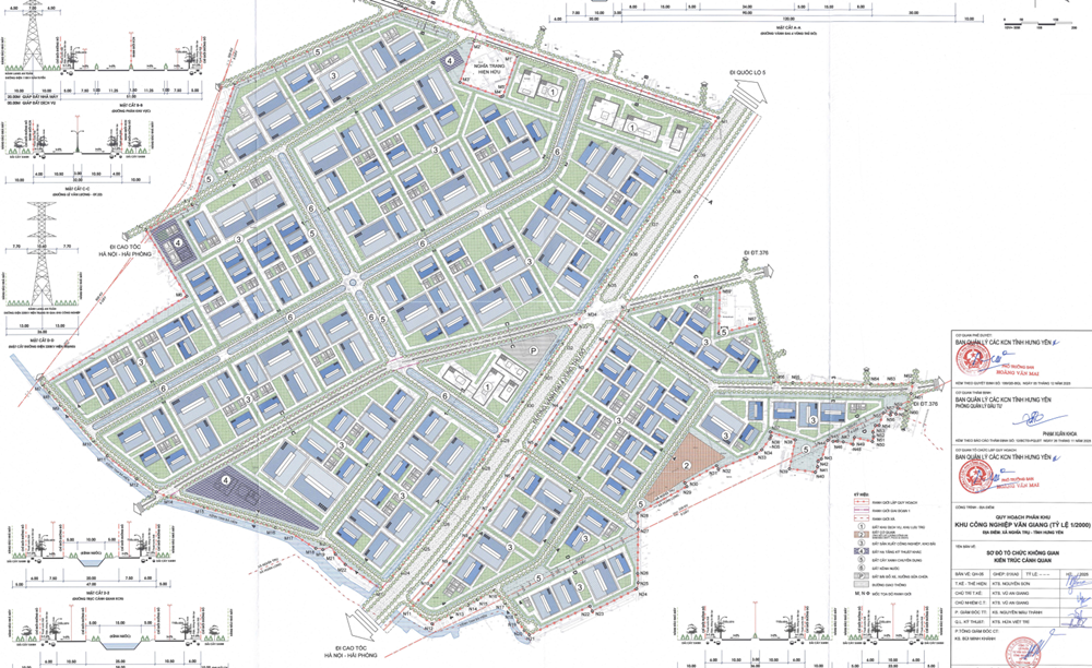 Khu công nghiệp Văn Giang - giai đoạn 1 Hưng Yên