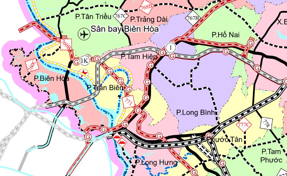 Đang thu hồi 14ha đất tại Đồng Nai để làm tuyến đường ven sông dài 4,6km
