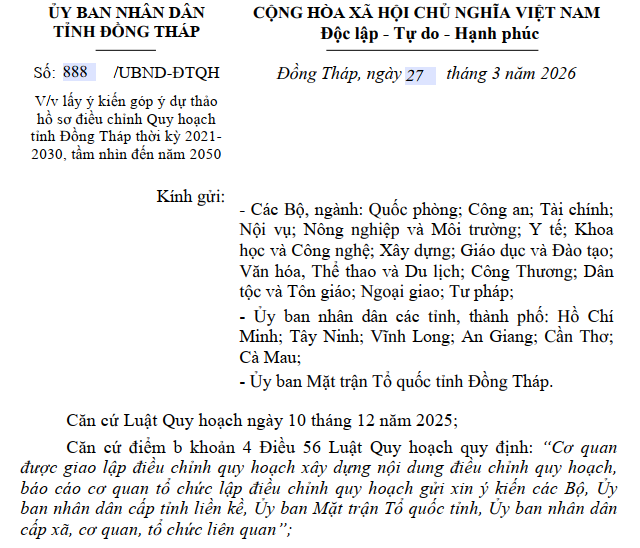 Cập nhật mới nhất quy hoạch Đồng Tháp 2030- Ảnh 1.