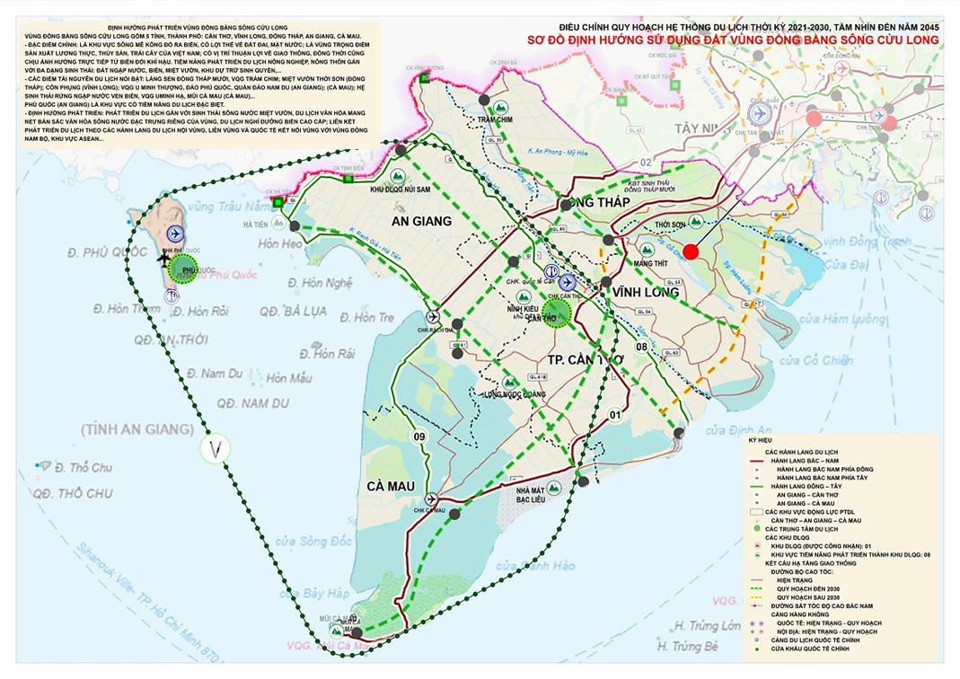 Điều chỉnh Quy hoạch du lịch 2030: 7 khu vực động lực và 10 trung tâm du lịch nằm ở đâu?